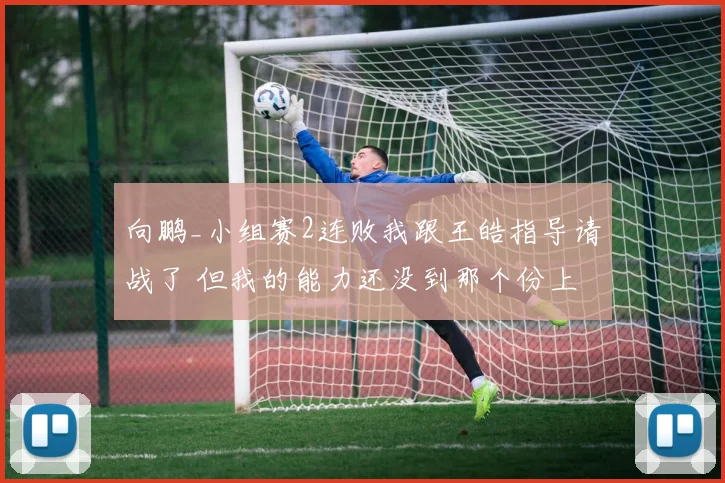 向鹏_小组赛2连败我跟王皓指导请战了 但我的能力还没到那个份上